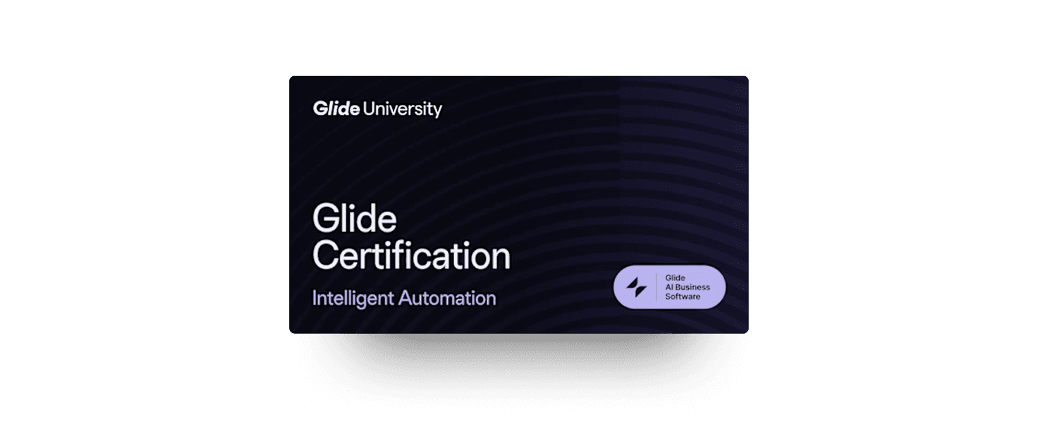 Intelligent Automation certification preview