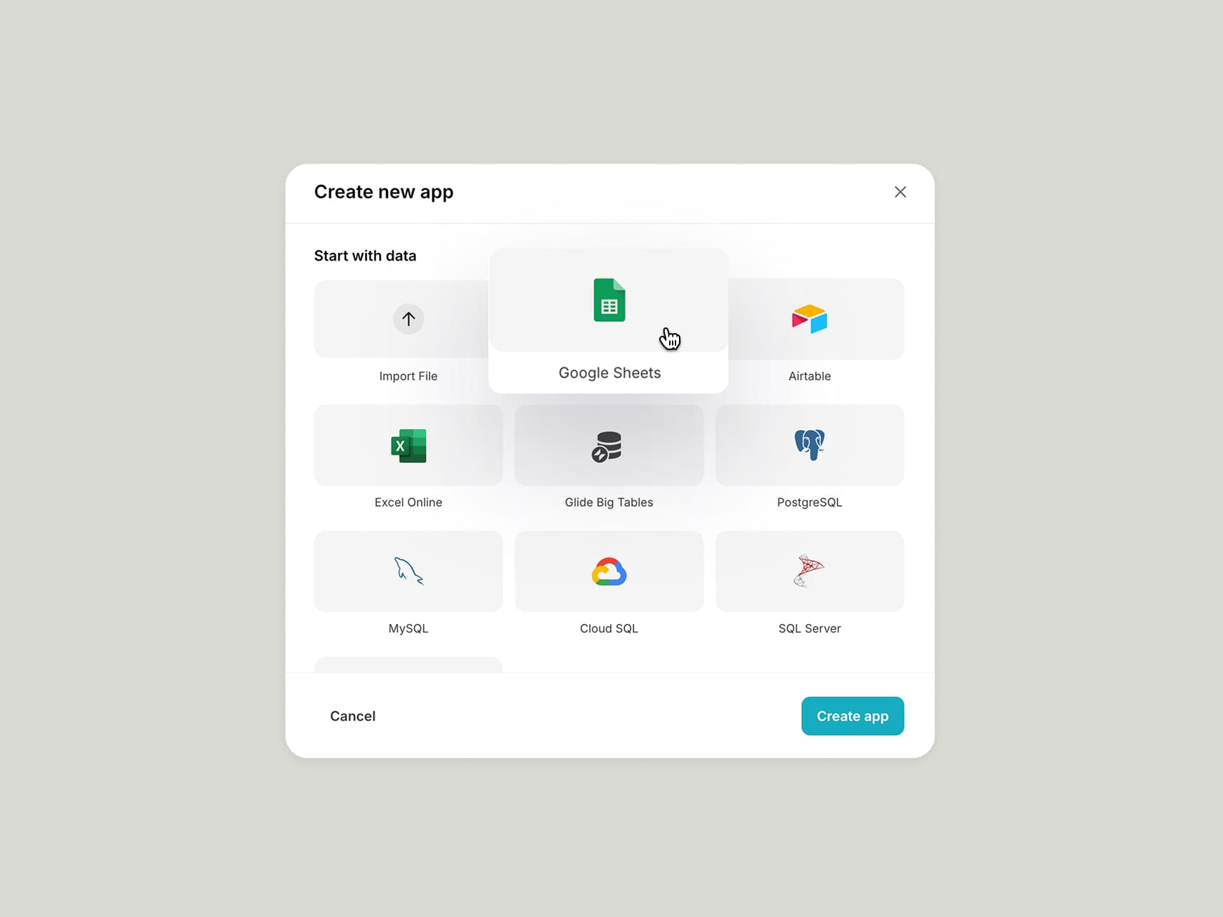 Connect your Google Sheet