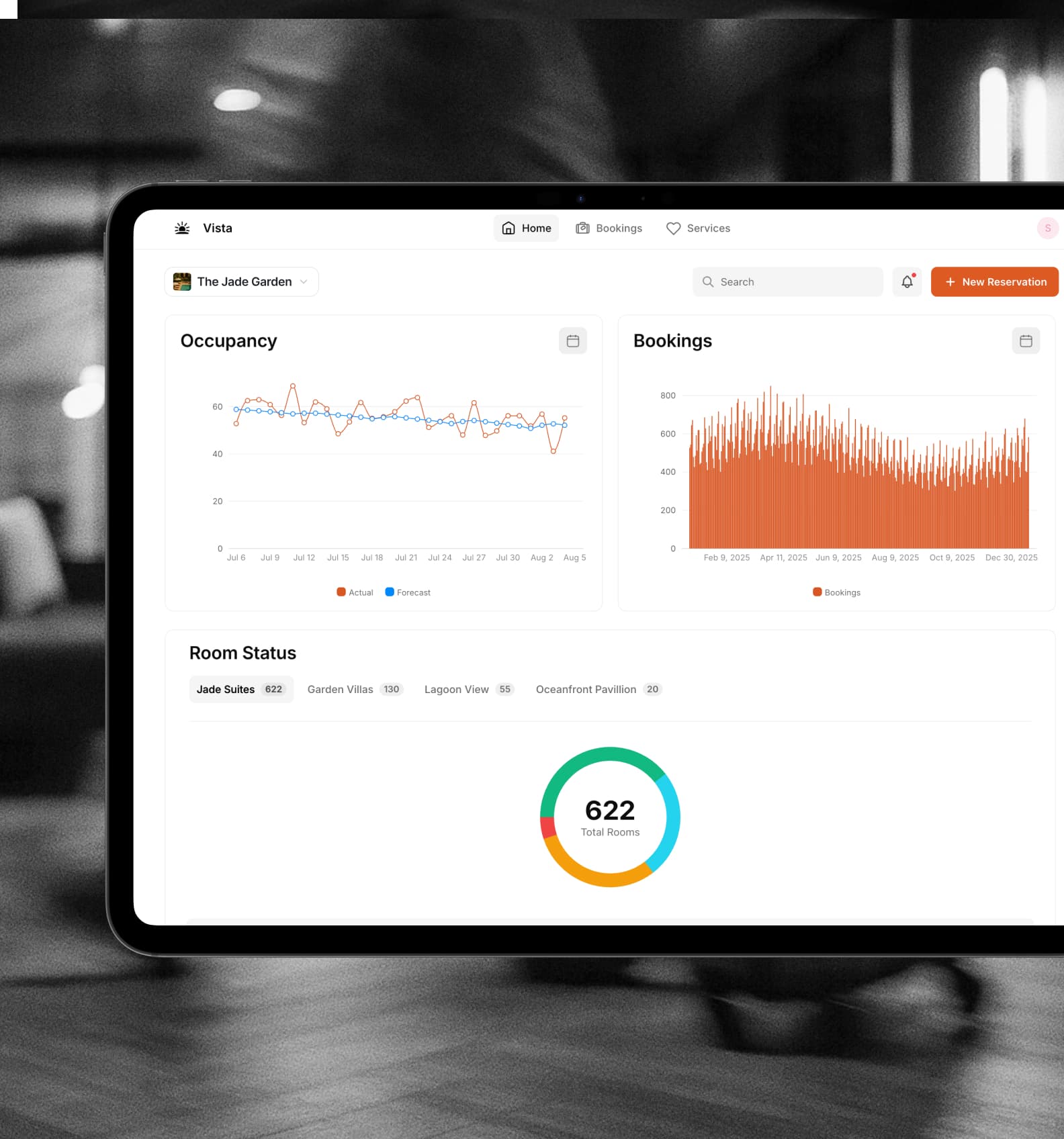 Build custom hotel management software with AI