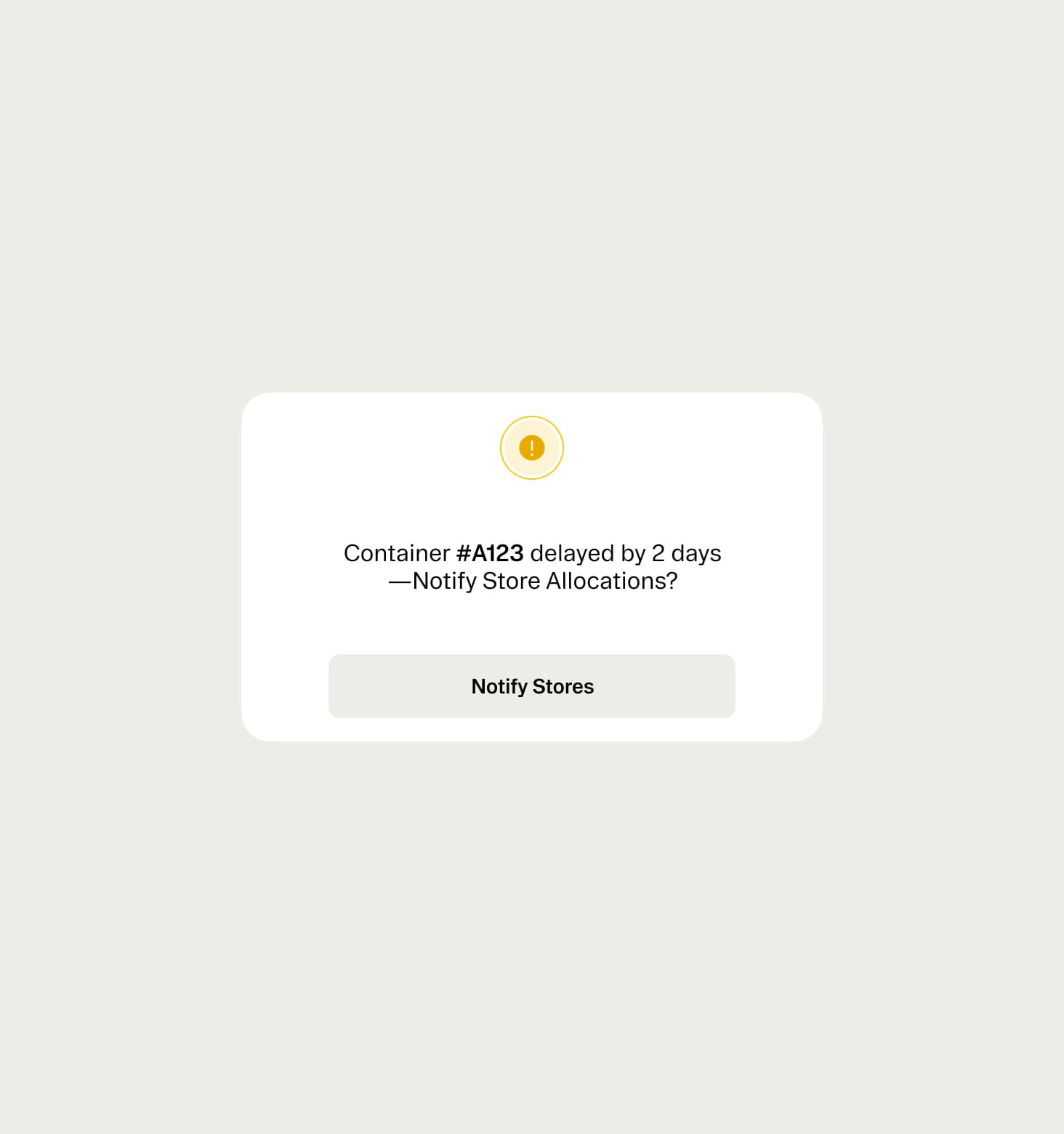 Real-time delay alerts dashboard