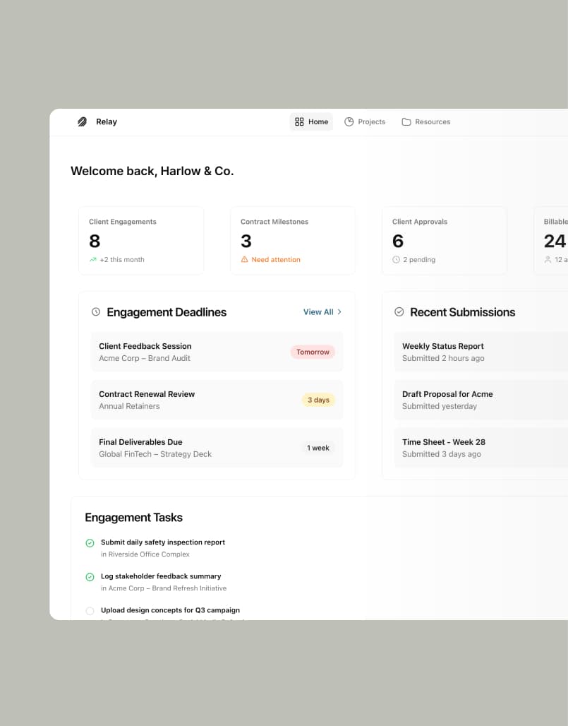 Project Dashboard