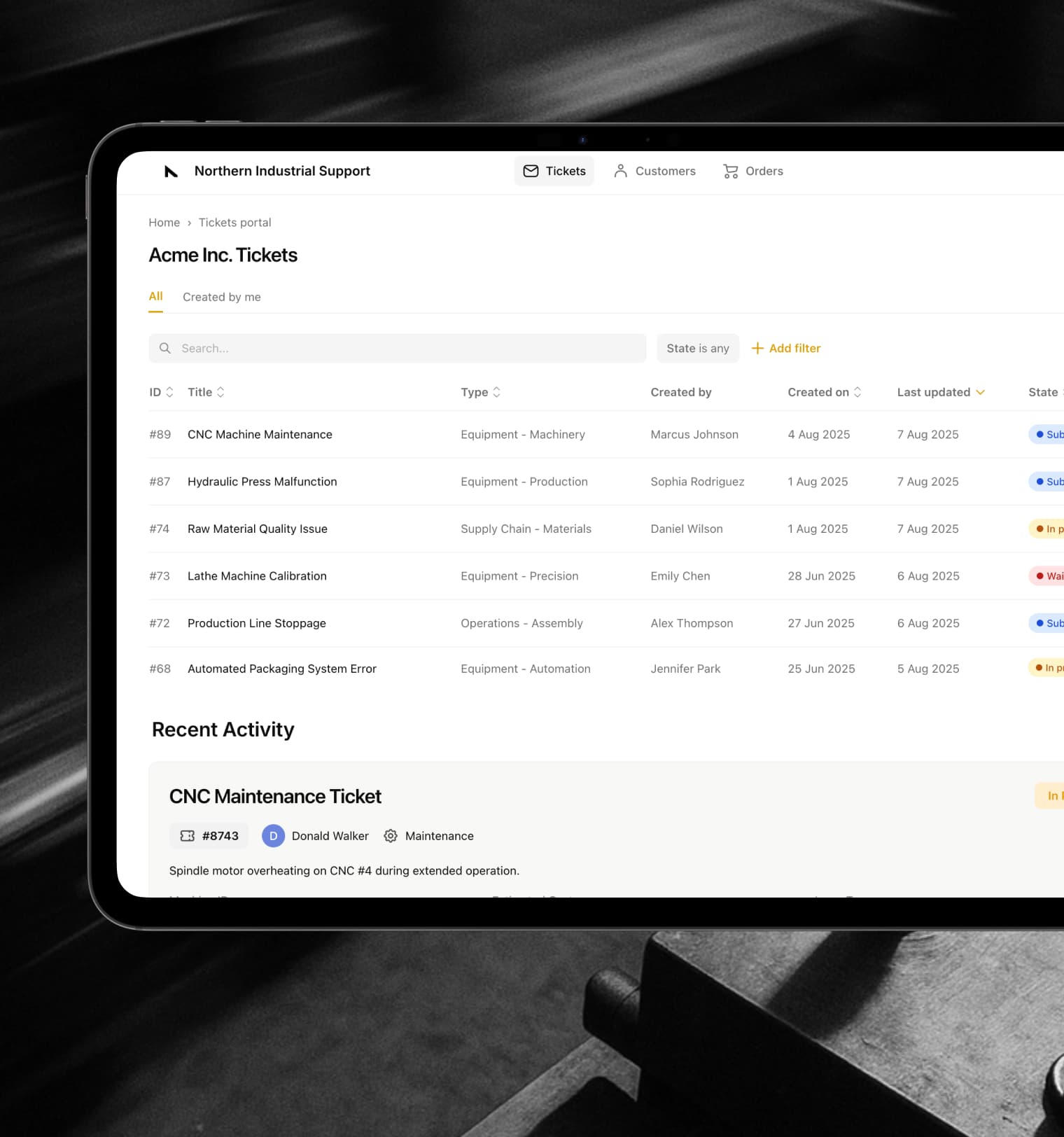 Build custom web portals with AI