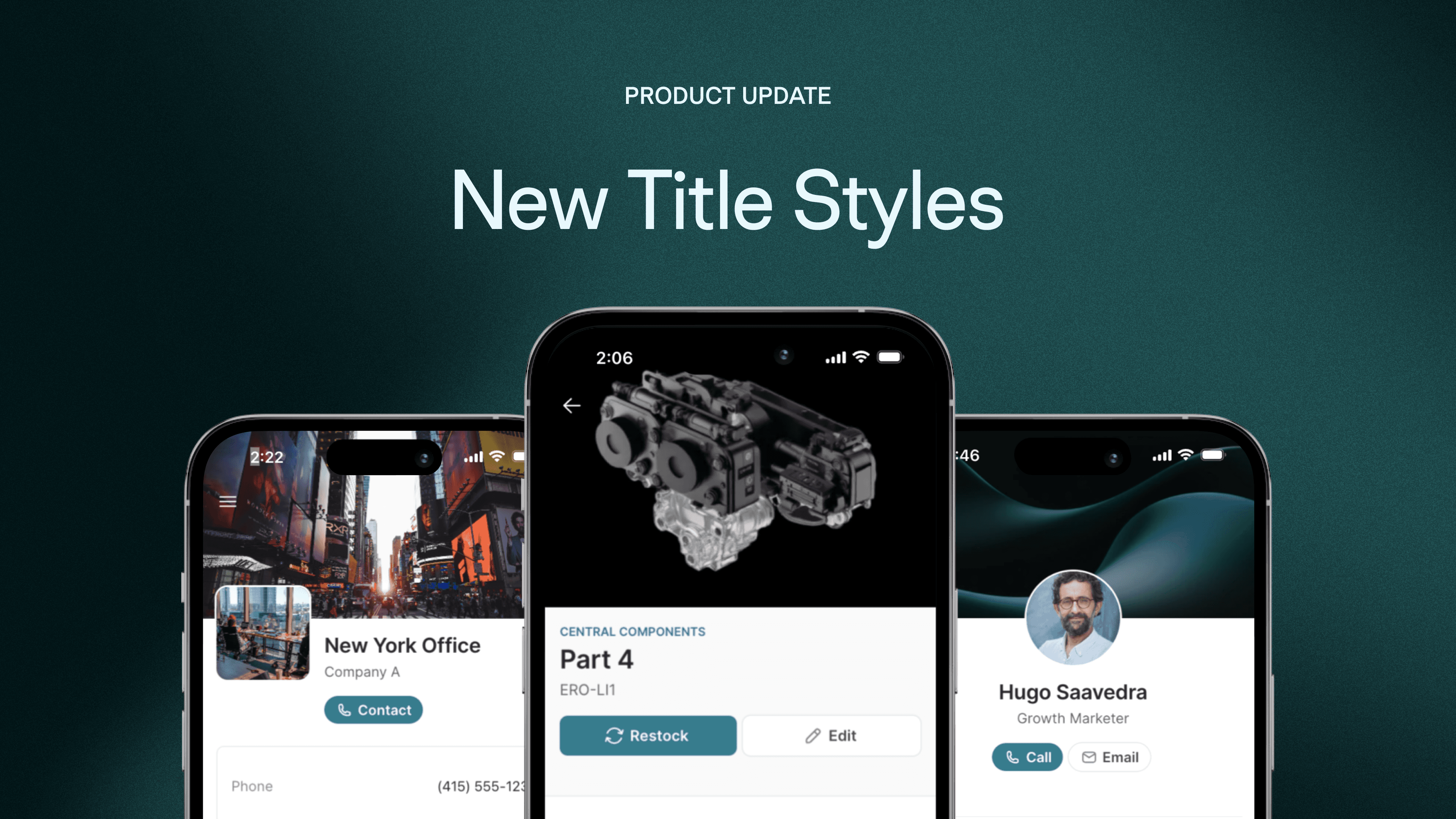 New Title Styles