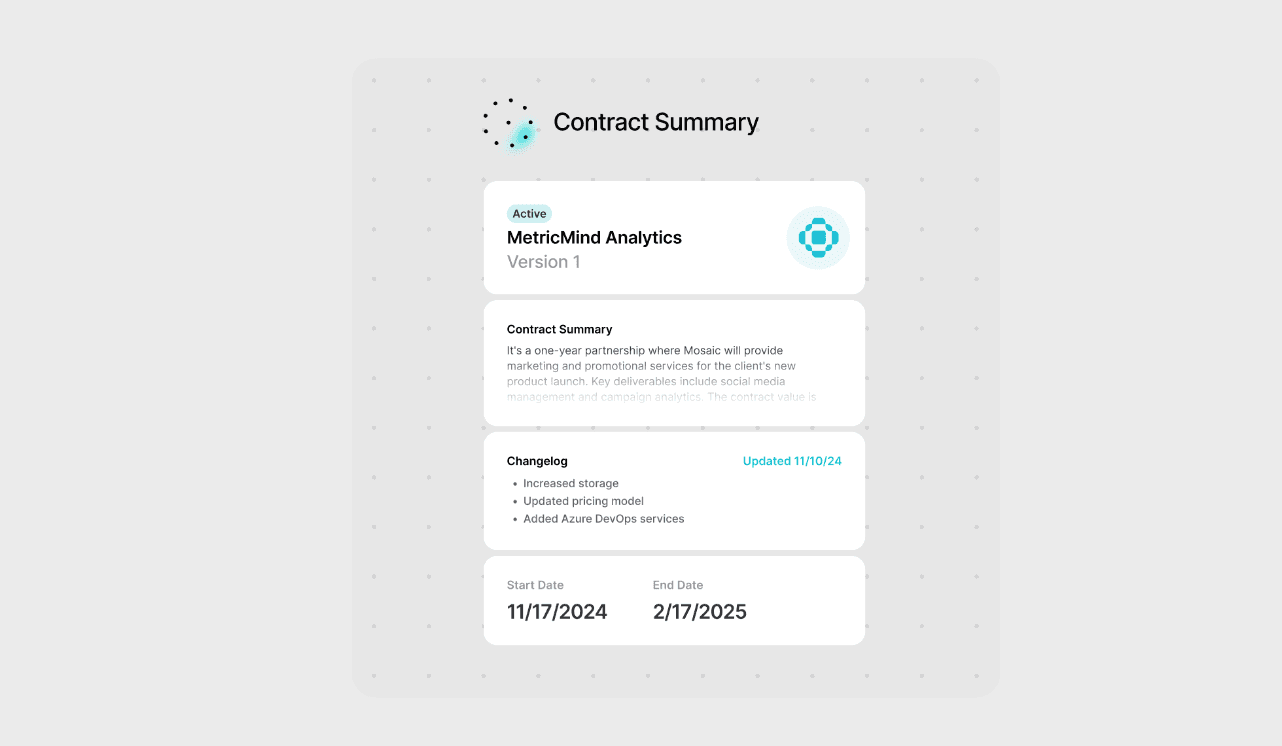 Try AI contract management for yourself