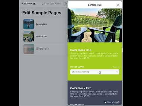 Color Customizer demo