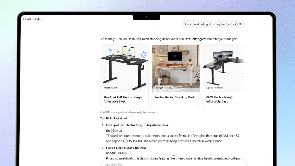OpenAI bets on AI-driven shopping with new ChatGPT features