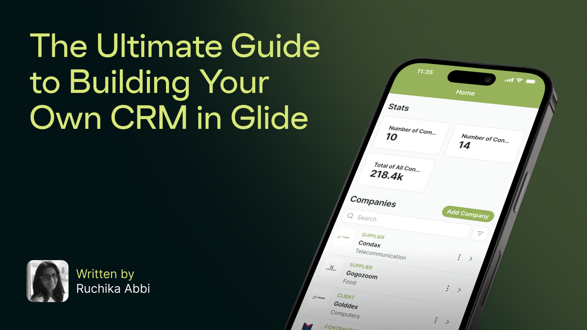 The Ultimate Guide to Building Your Own CRM in Glide