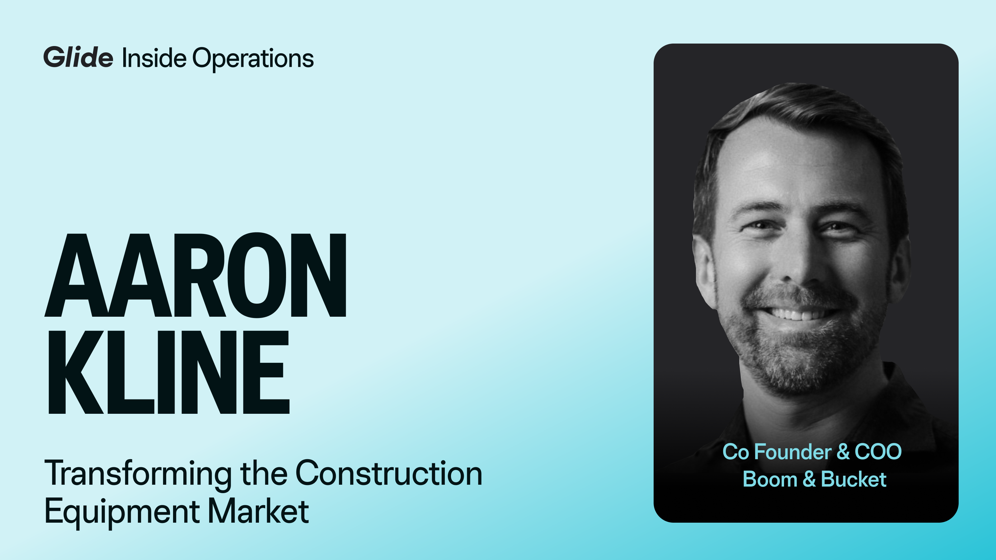 Inside Operations with Aaron Kline, Founder and COO of Boom and Bucket