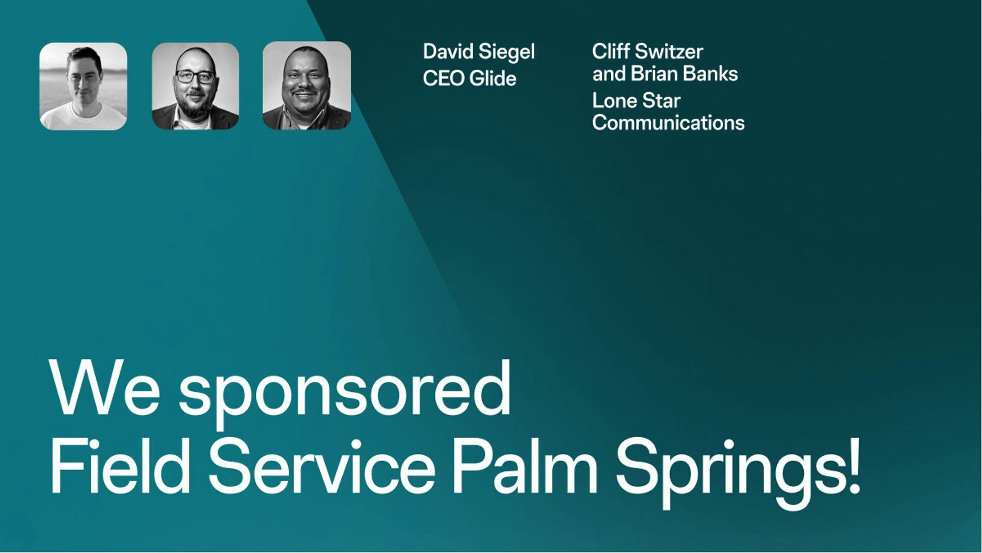 Glide at Field Service Palm Springs 2023