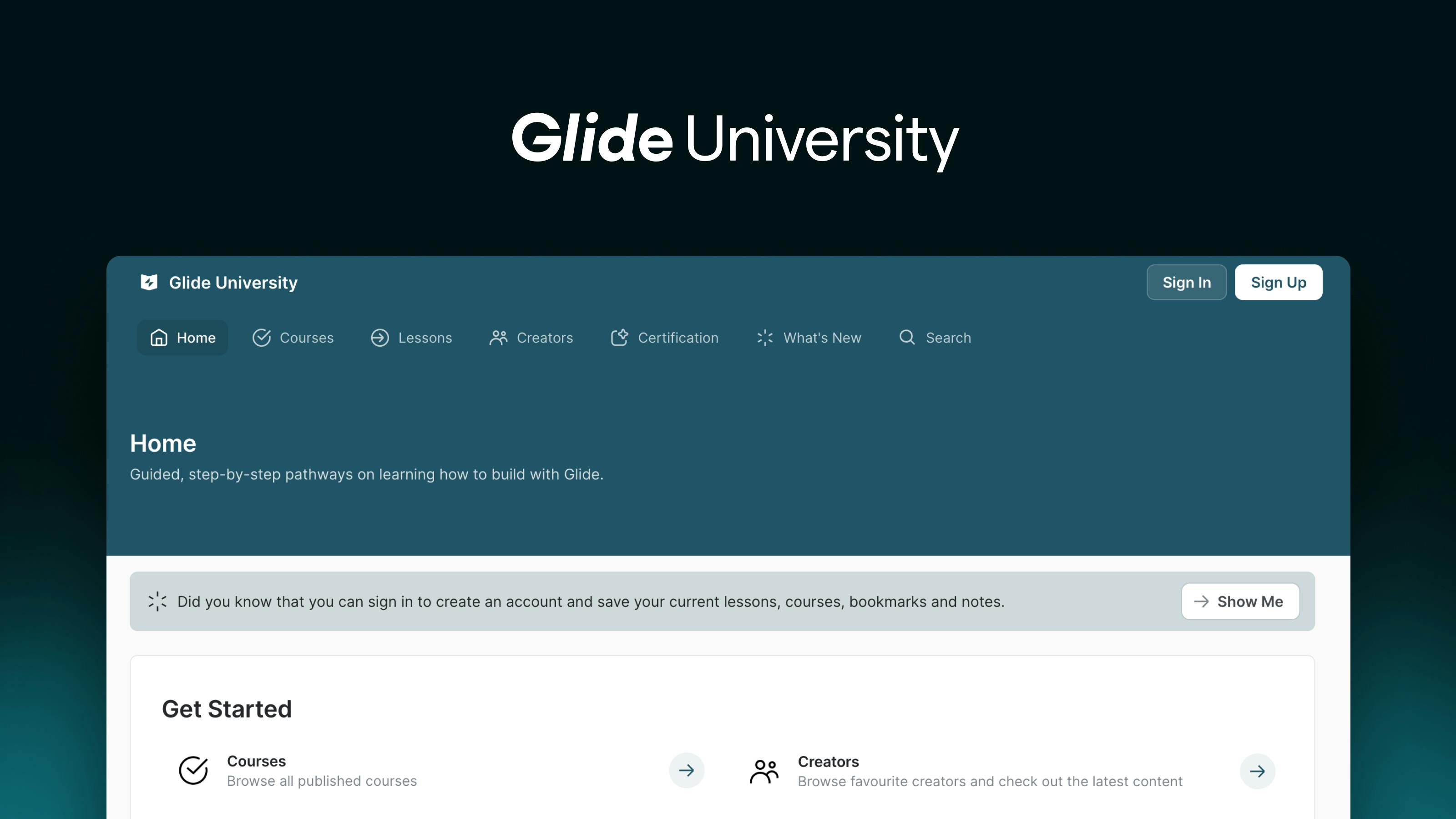 Introducing the New and Enhanced Glide University: Your Ultimate Learning Platform