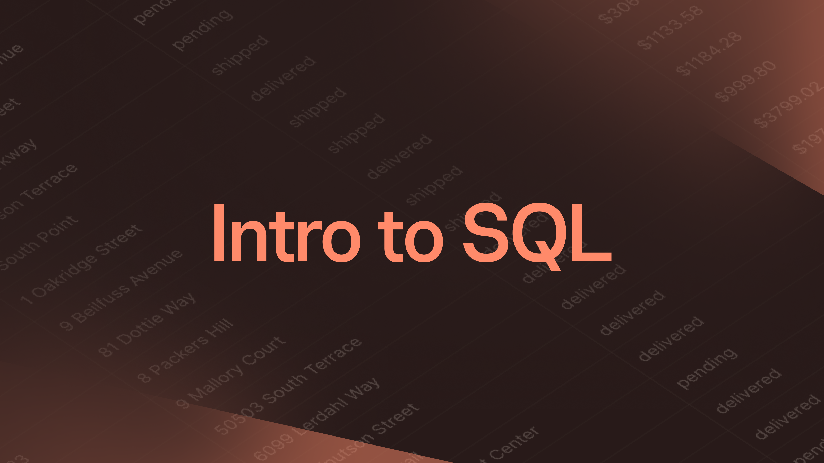 Intro to SQL: Mastering the Basics