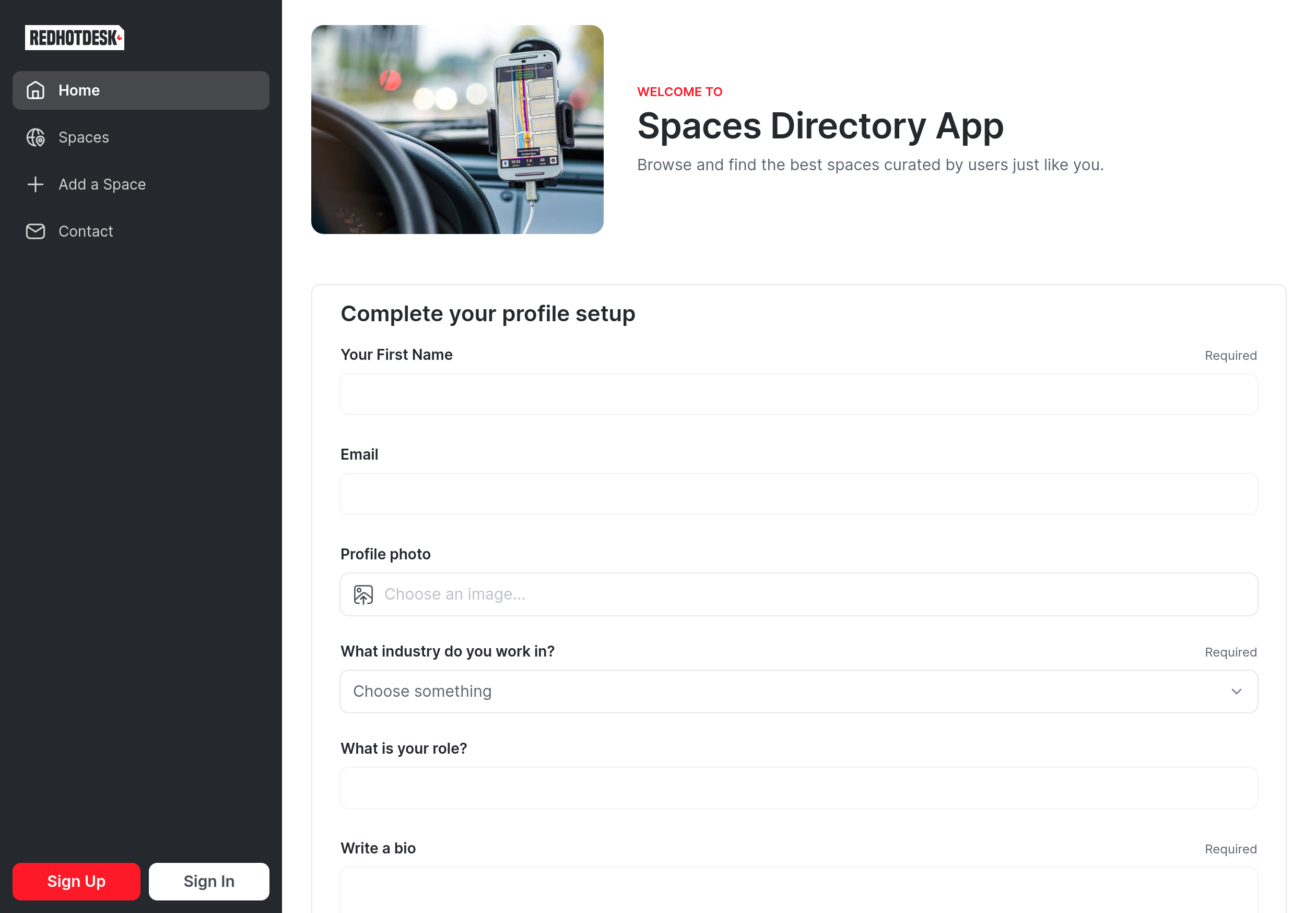 Spaces Directory