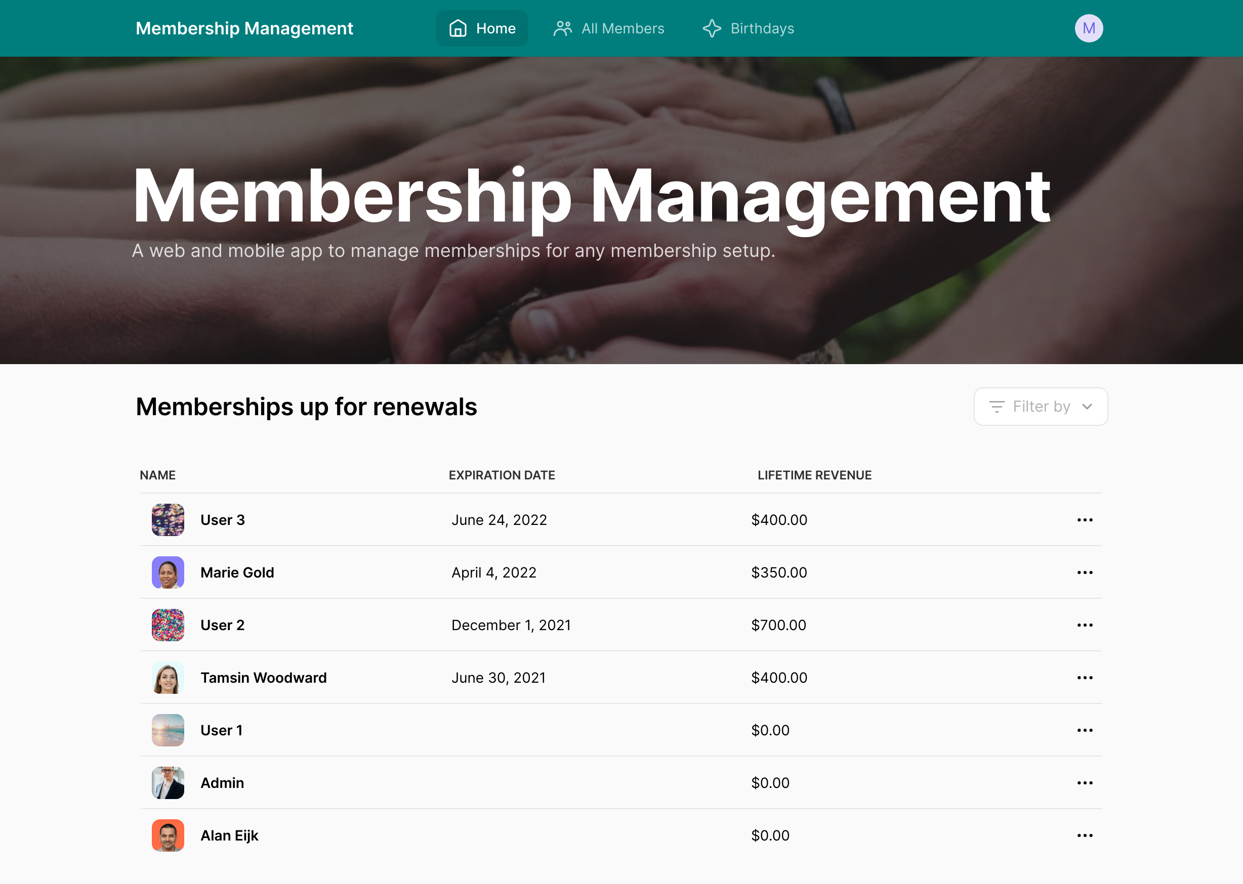 Membership Management
