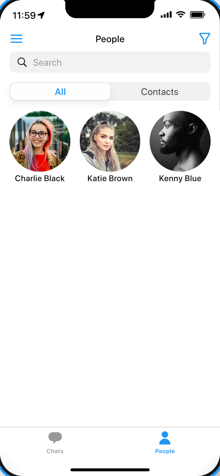 Glide Employee Directory app preview