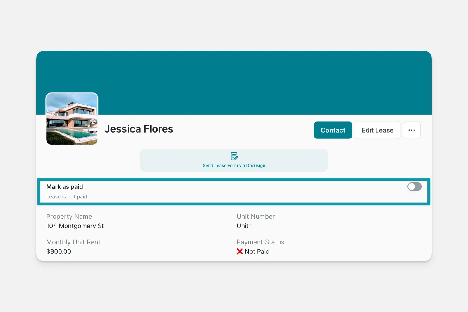 Use case of the Switch component.