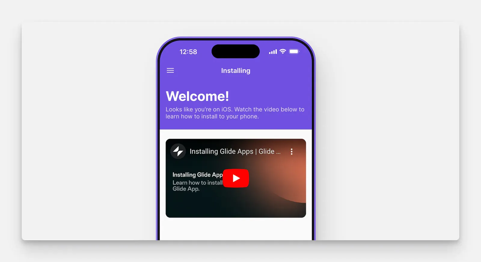 Showing the Device Info to a user.