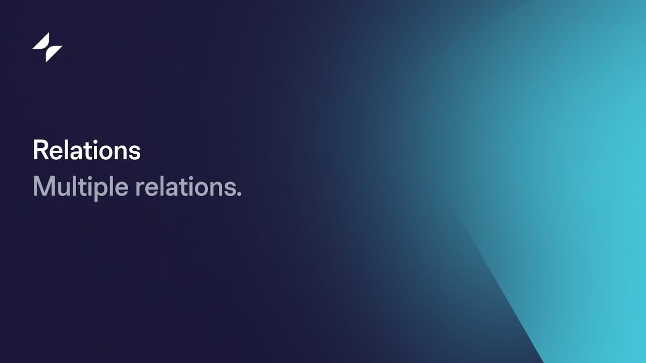 Multiple Relations