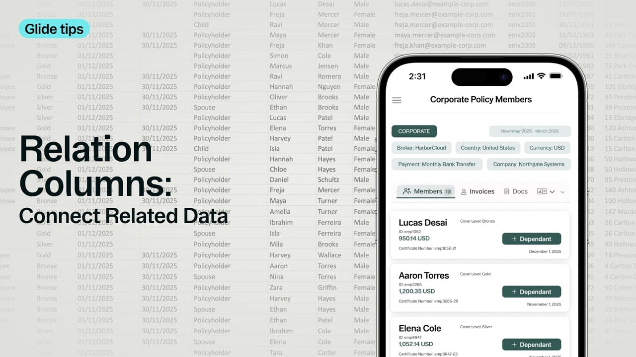 tip 20: Relations Connect Related Data