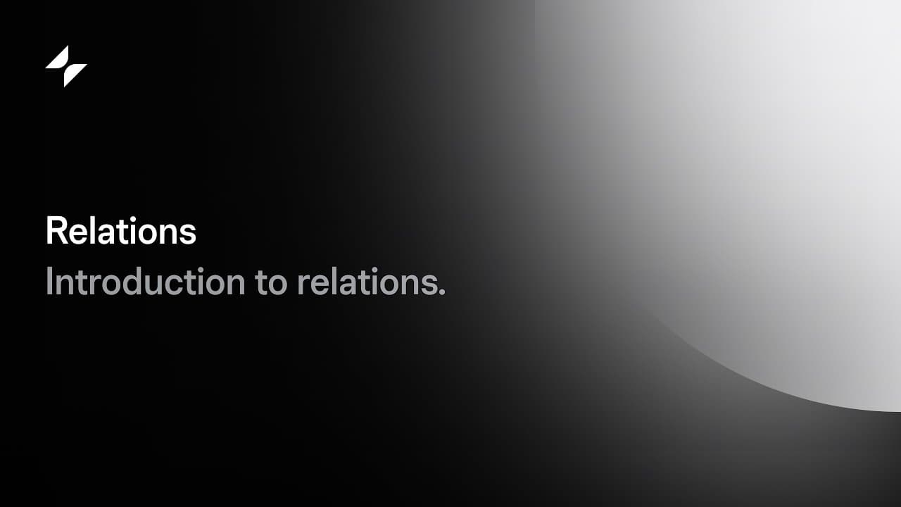 Introduction to Relations Video