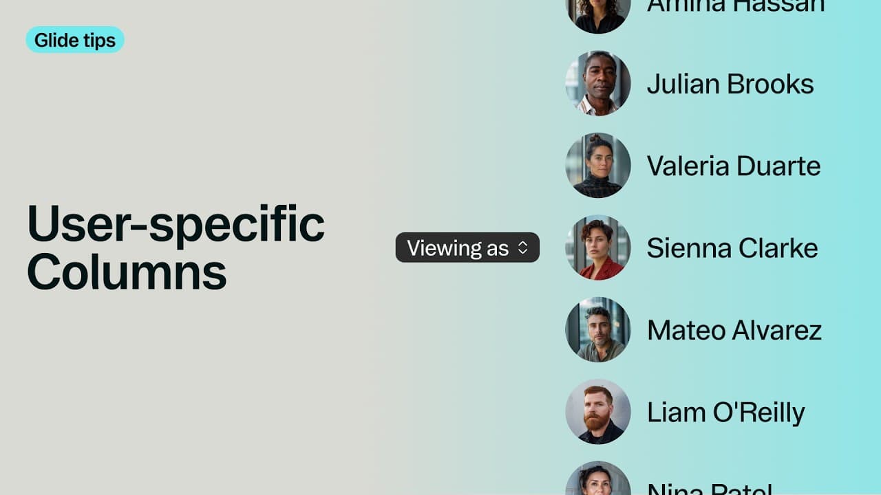 Tip 5 - User Specific Columns